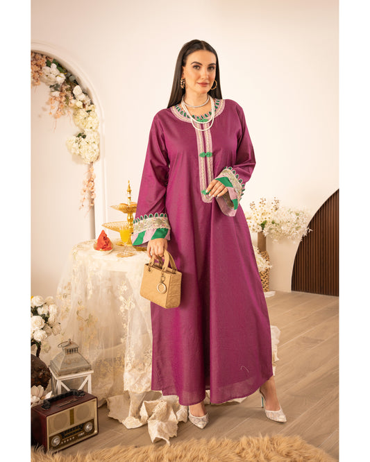 Mulberry Grace Cotton Jalabiya