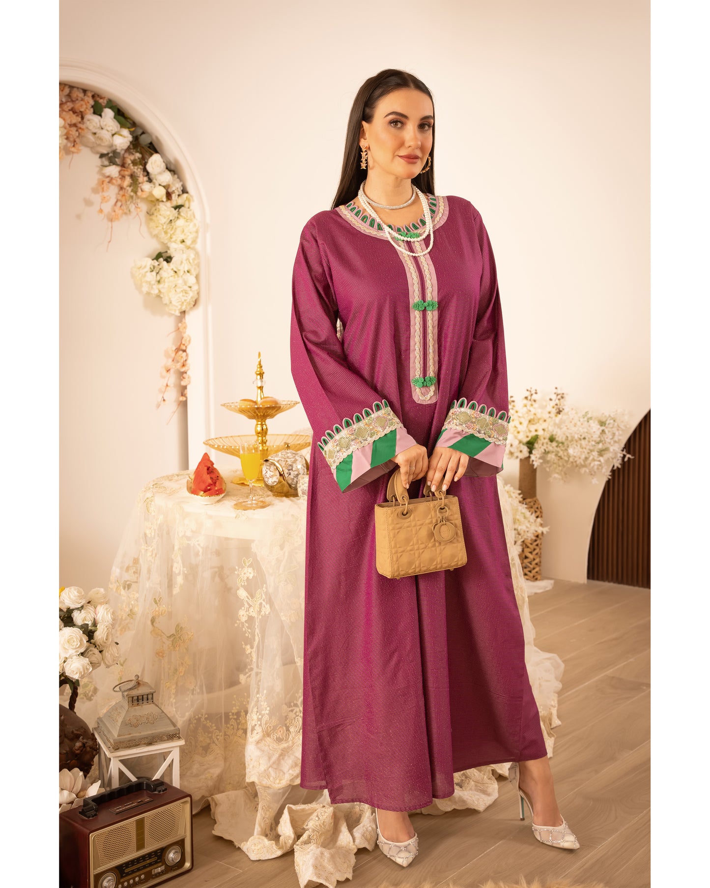 Mulberry Grace Cotton Jalabiya