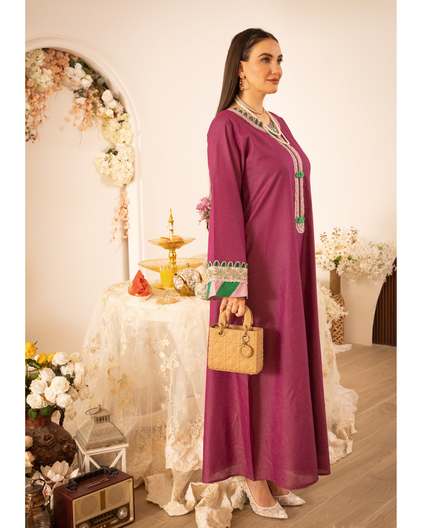 Mulberry Grace Cotton Jalabiya